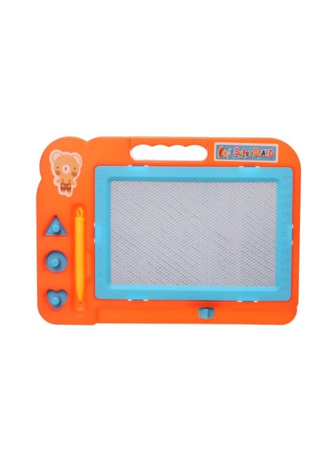 Plastic Magnetic Erasable Drawing And Writing Board With Creative Educational Operations Aiming To Teach Children All Mathematical Skills - Orange - Image 1
