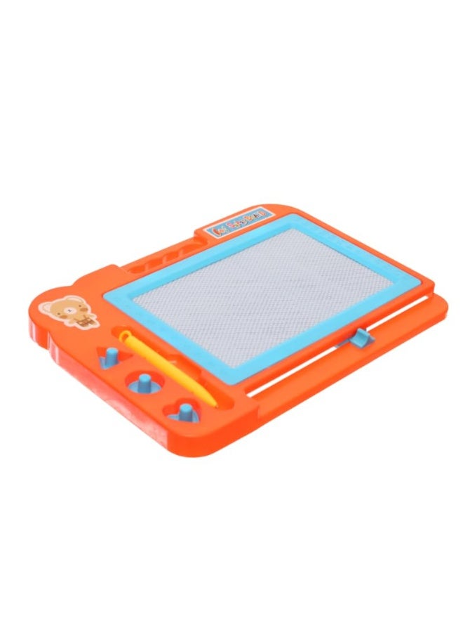 Plastic Magnetic Erasable Drawing And Writing Board With Creative Educational Operations Aiming To Teach Children All Mathematical Skills - Orange - Image 3