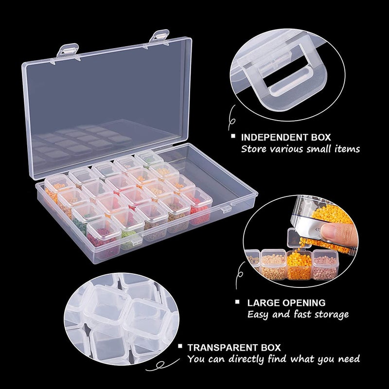 Suptikes Diamond Painting Accessories,Diamond Painting Tools with Cute Blue Roller and Diamond Embroidery Box for DIY Diamond Painting Art - Image 5