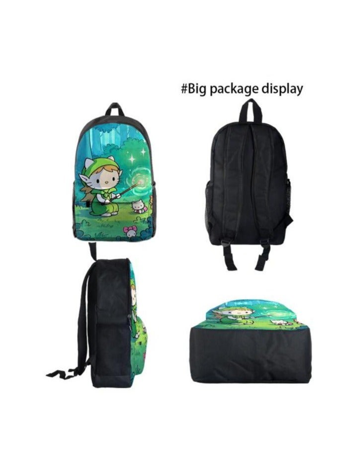 Universal cartoon new three-piece schoolbag - 641  - Image 3