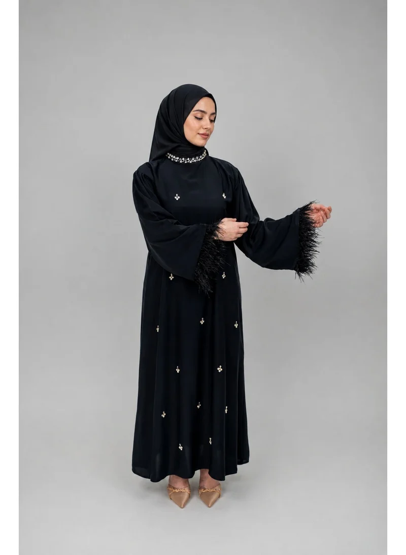 Ophelia Ophelia Lumine Serenity Pearl Abaya | Elegant Modest Wear for Women