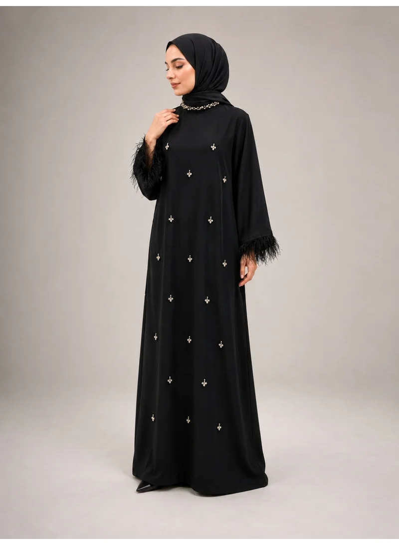 Ophelia Ophelia Lumine Serenity Pearl Abaya | Elegant Modest Wear for Women