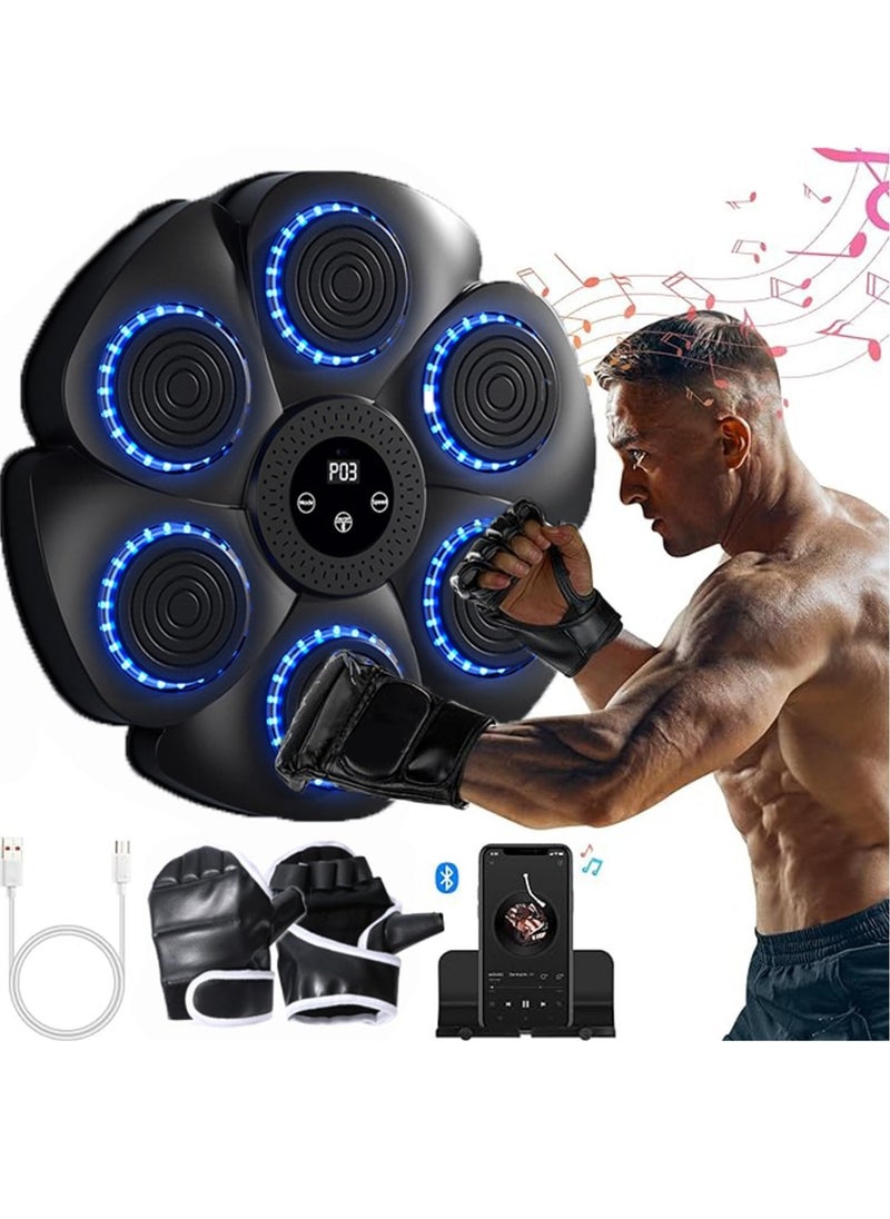 Music Boxing Machine with Boxing Gloves Wall Mounted Smart Bluetooth Music Boxing Trainer for Kids and Adults Electronic Boxing Target Workout Punching Equipment for Home Indoor and Gym - pzsku/Z939823738CA0B2BF002FZ/45/_/1728628006/3accfc26-3e7d-4d9e-83a7-8253f3ffe8b1