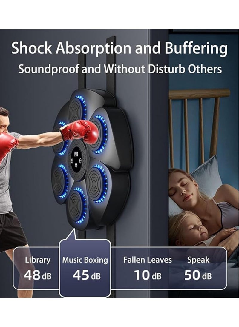 Music Boxing Machine with Boxing Gloves Wall Mounted Smart Bluetooth Music Boxing Trainer for Kids and Adults Electronic Boxing Target Workout Punching Equipment for Home Indoor and Gym - pzsku/Z939823738CA0B2BF002FZ/45/_/1728628007/c18b67e7-ff14-4719-86f6-393b2b9df251