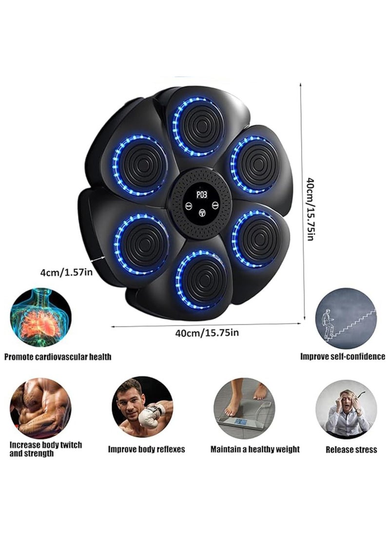 Music Boxing Machine with Boxing Gloves Wall Mounted Smart Bluetooth Music Boxing Trainer for Kids and Adults Electronic Boxing Target Workout Punching Equipment for Home Indoor and Gym - pzsku/Z939823738CA0B2BF002FZ/45/_/1728628017/e6529cc7-992f-4b44-a85c-e6f47dd8a821