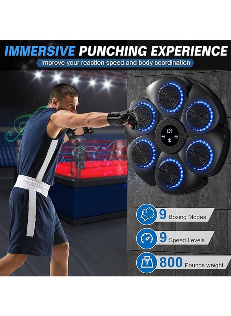 Music Boxing Machine with Boxing Gloves Wall Mounted Smart Bluetooth Music Boxing Trainer for Kids and Adults Electronic Boxing Target Workout Punching Equipment for Home Indoor and Gym - pzsku/Z939823738CA0B2BF002FZ/45/_/1728628027/8924326b-306b-4f4e-9d57-85a51d21be2b