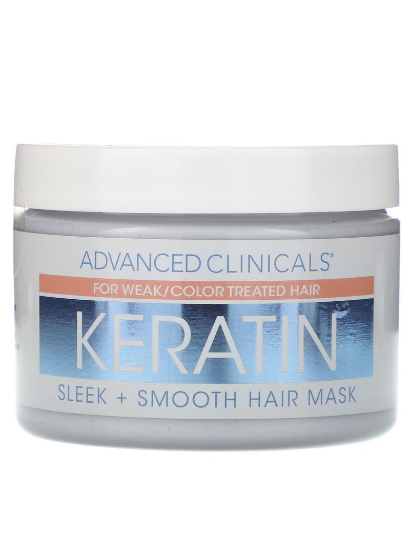 أدفانسد كلينيكال قناع الشعر الكيراتين سليك سموث من أدفانسد كلينيكالز، 12 أونصة (340 جم)