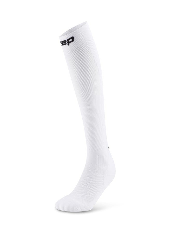 CEP Core Run Tall Compression Socks 5.0, White, Women, IV - Image 1