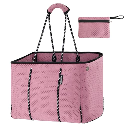 QOGiR Multipurpose Gym Beach Bag - Light Weight, Large, Sports (Dusty Rose, Large) … - Image 1