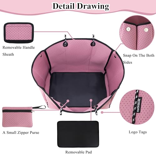 QOGiR Multipurpose Gym Beach Bag - Light Weight, Large, Sports (Dusty Rose, Large) … - Image 5
