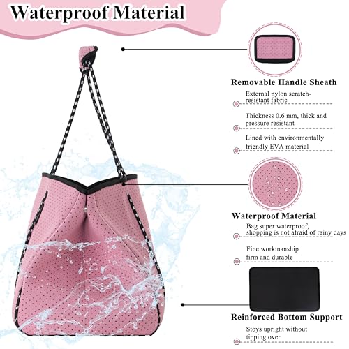 QOGiR Multipurpose Gym Beach Bag - Light Weight, Large, Sports (Dusty Rose, Large) … - Image 3