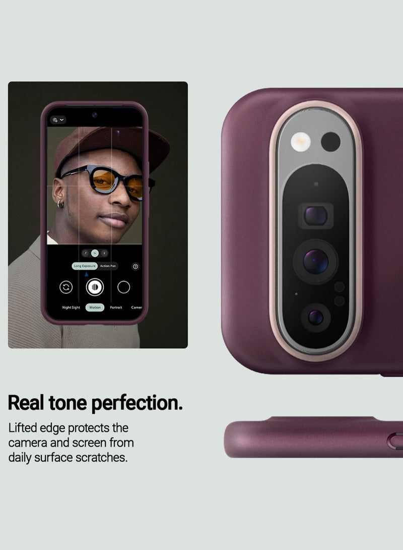 Caseology غطاء نانو بوب لجوجل بيكسل 9 / بيكسل 9 برو (2024) معتمد عسكري - لون الفاصولياء البورغندية - Image 5