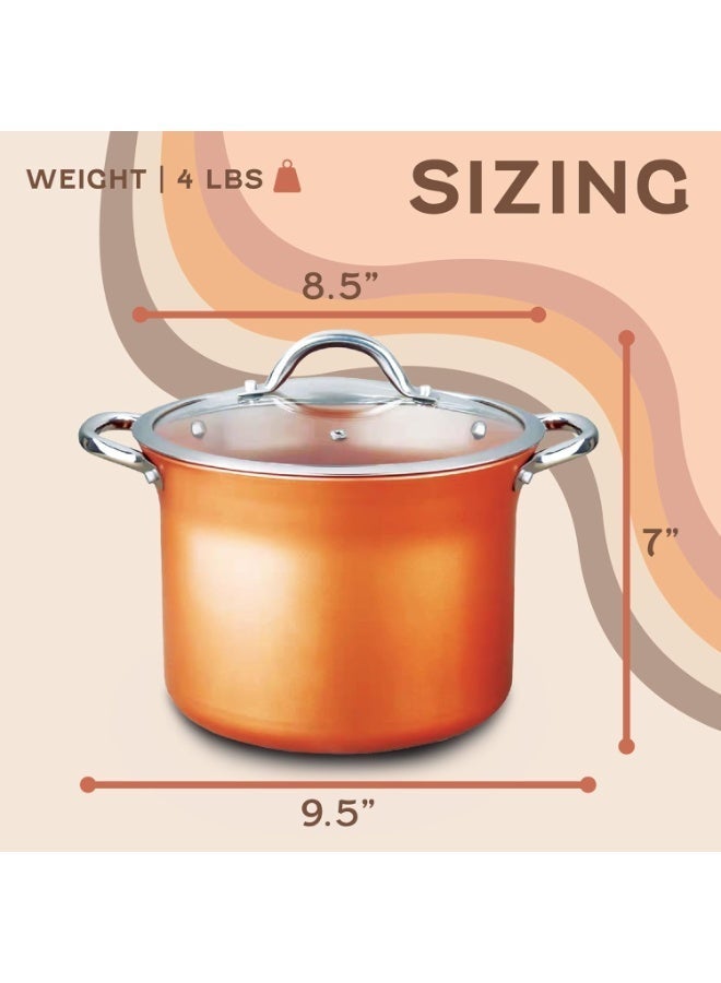 Bukela 5Pcs Stainless Steel Cookware Set,  Induction Compatible Base, Dishwasher-Safe, Strong, Heavy-Duty Riveted Handles - Image 2