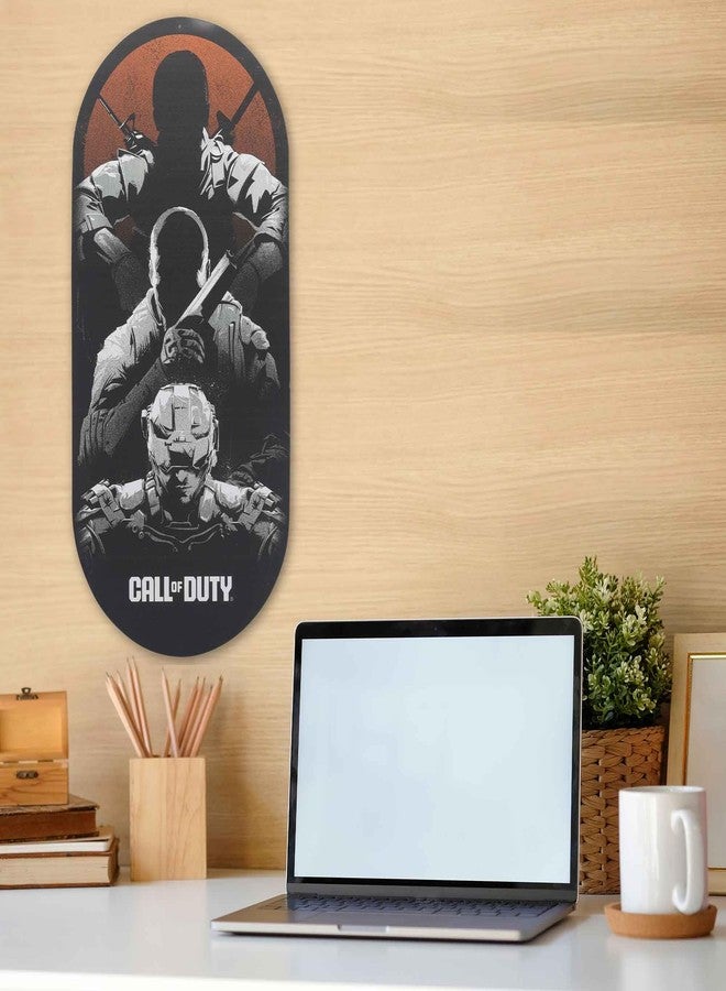 Open Road Brands Call of Duty Black Ops Oval Metal Sign - Large Call of Duty Wall Decor for Game Room or Man Cave - Image 5