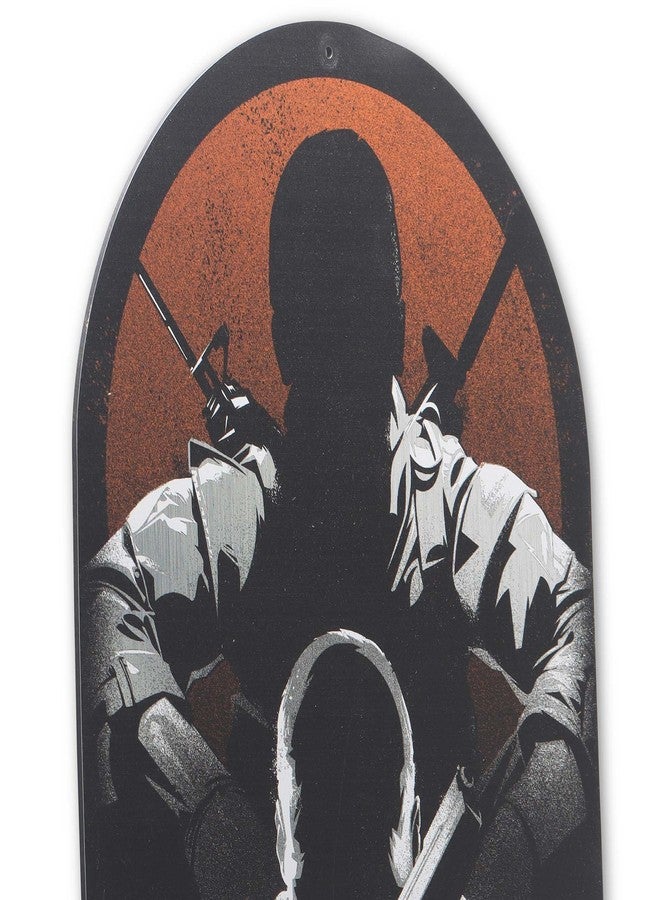 Open Road Brands Call of Duty Black Ops Oval Metal Sign - Large Call of Duty Wall Decor for Game Room or Man Cave - Image 4