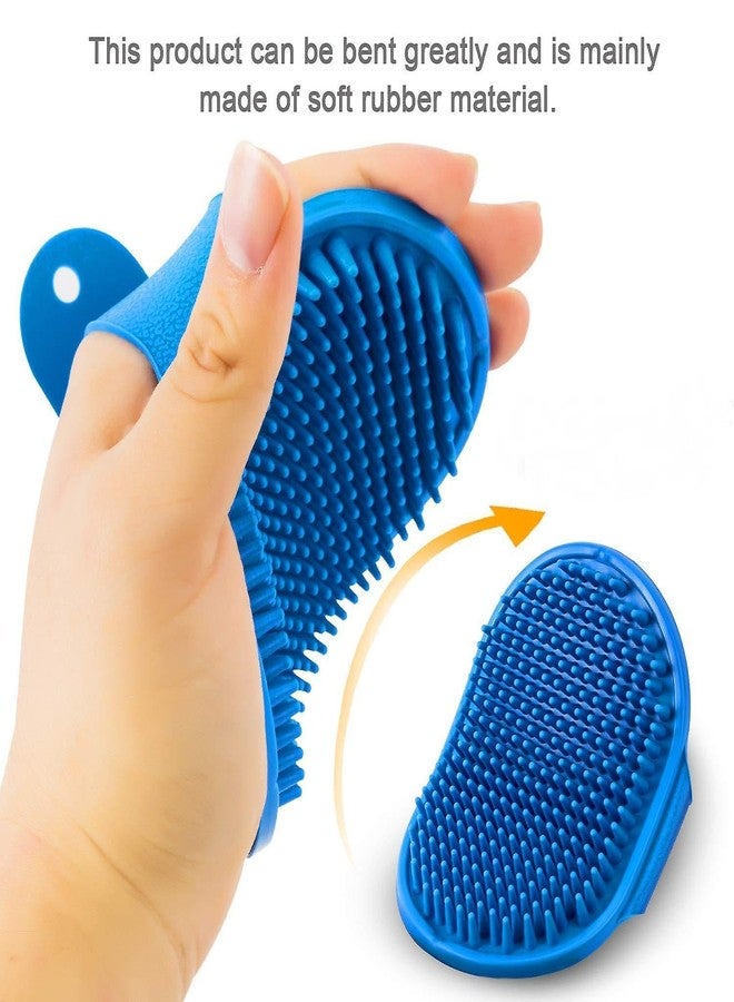 swacch Shampoo | Puppy Safe Shampoo | PH Balanced | Shih Tzu Dog Shampoo 1 Litre Jasmine + | Rubber Bath Brush with Adjustable Straps | Pet Massage | Soothing Bristles Hand Brush I Combo Pack - Image 3