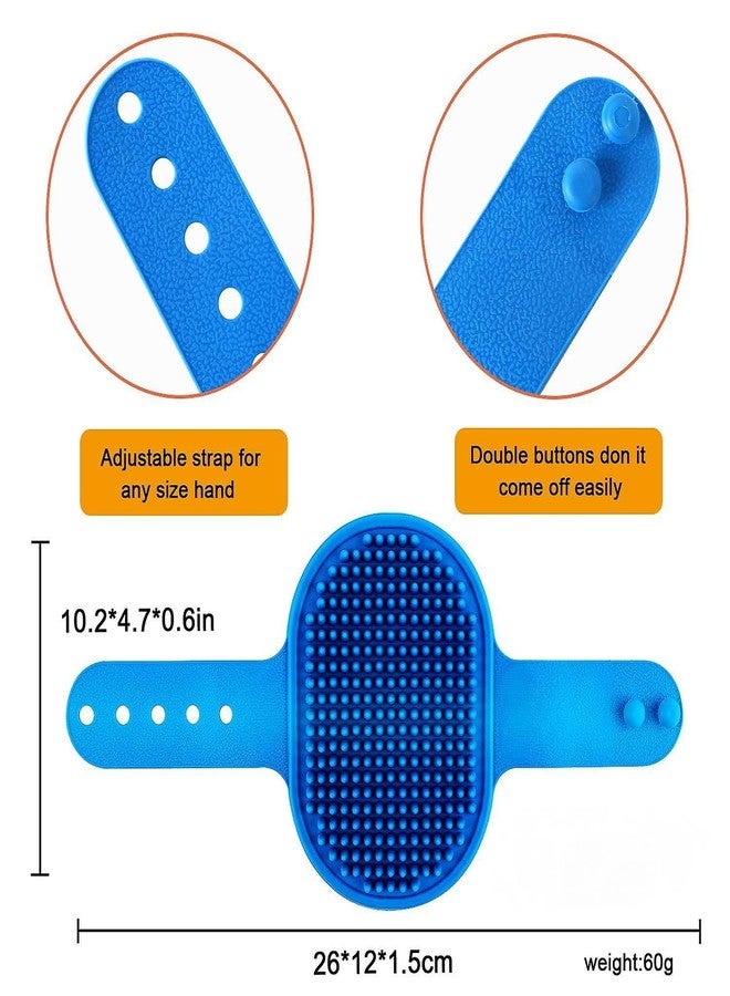 swacch Shampoo | Puppy Safe Shampoo | PH Balanced | Shih Tzu Dog Shampoo 1 Litre Jasmine + | Rubber Bath Brush with Adjustable Straps | Pet Massage | Soothing Bristles Hand Brush I Combo Pack - Image 4