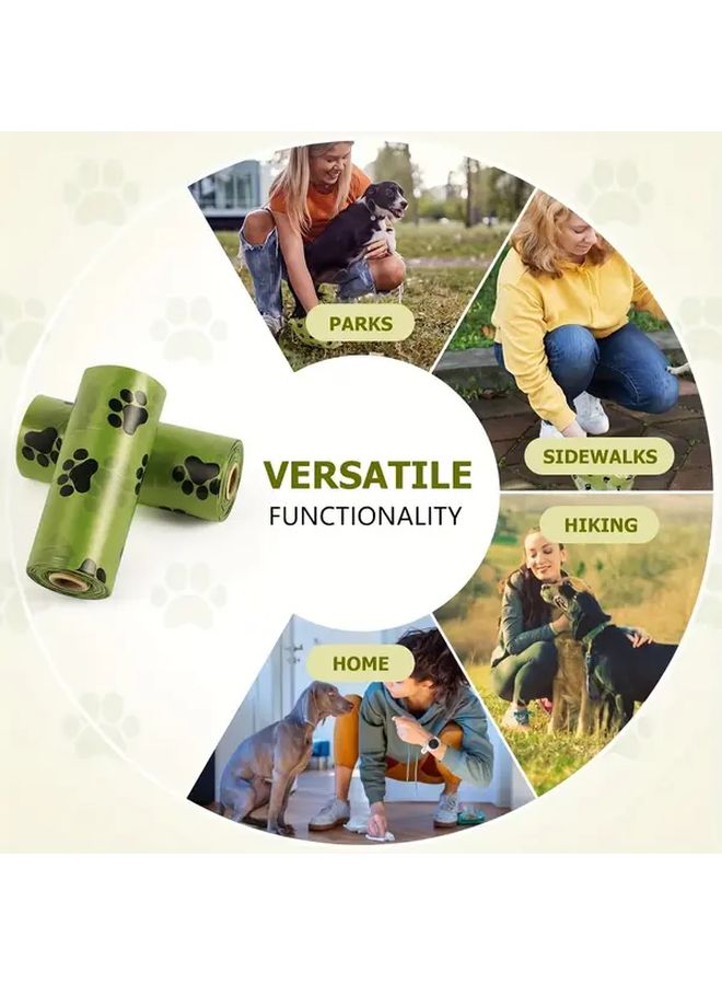 10 رولات من أكياس فضلات الكلاب فائقة السماكة ومقاومة للتسرب بتقنية منع الروائح - Image 2