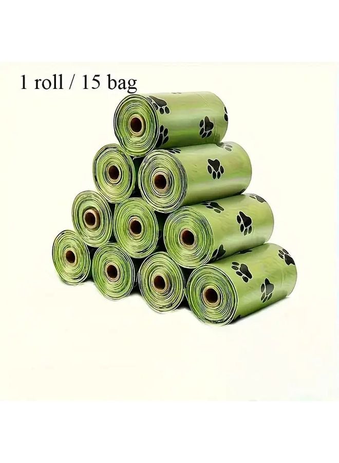 10 رولات من أكياس فضلات الكلاب فائقة السماكة ومقاومة للتسرب بتقنية منع الروائح - Image 1