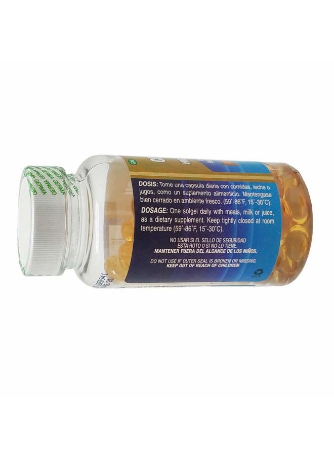 Germa Aceite De Higado De Bacalao Capsules 100's Pure Norwegian Cod Liver Oil GERMA  - Image 2