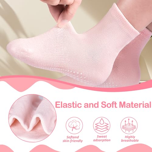Tphon Toddler Socks, Baby Non Slip Socks for Boys Girls 12 Pairs Kids Infants Children Sock 7-10 Years - Image 4