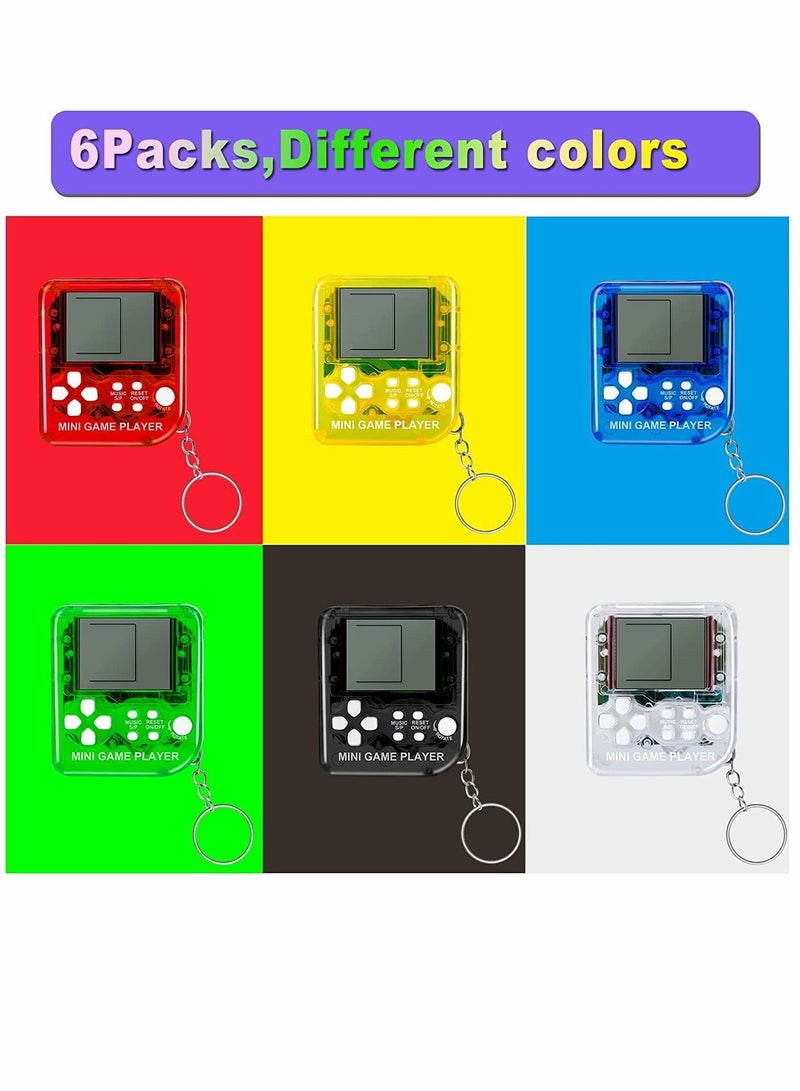 SYOSI 6 Pcs Video Game Party Favors Video Game Keychain 6 Colors Gamer Party Favors Video Game Party Supplies for Kids Video Game Favors - Image 5