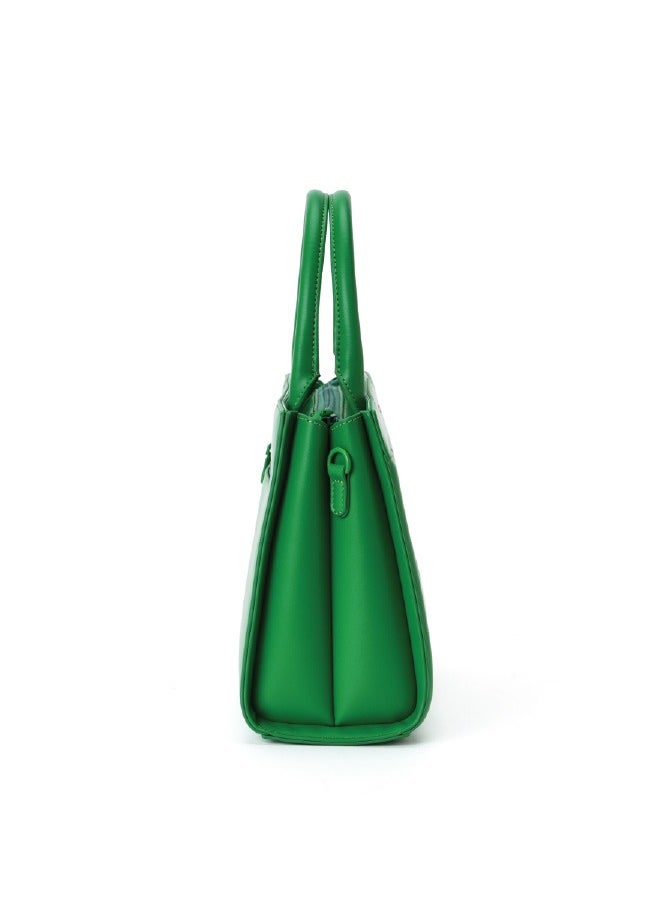Mokobara MOKOBARA The Noir Handbag Vegan Leather Top Handle Stylish Women Shoulder Bag Top Handle Purse (Holidate)  - Image 3