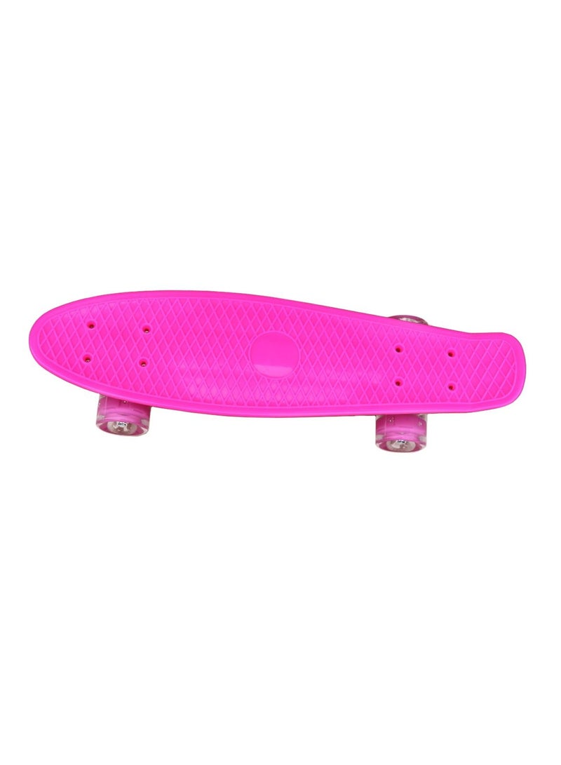 AGD Skateboard For Children With LED Wheels, Pink - Image 3