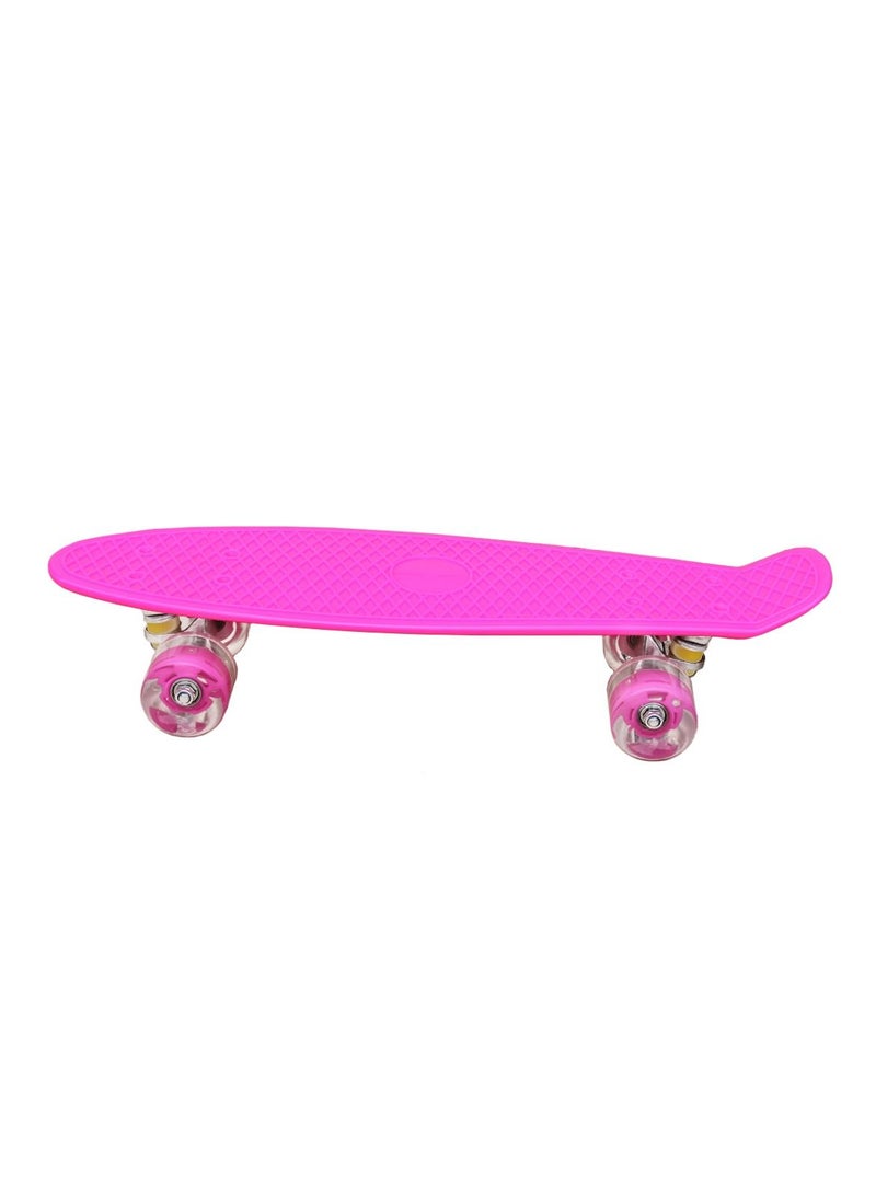 AGD Skateboard For Children With LED Wheels, Pink - Image 2