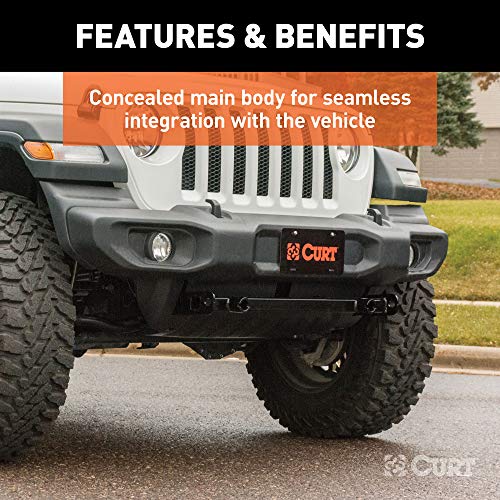 CURT 70105 Custom Tow Bar Base Plate Brackets for Dinghy Towing, Fits Select Jeep Wrangler JL - Image 4