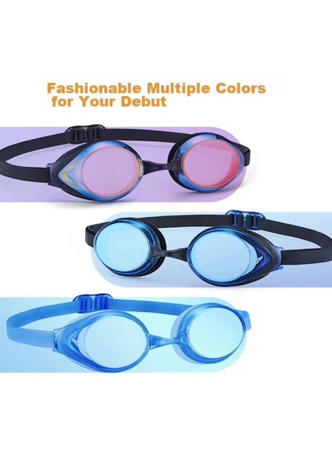 View Jingsu Coated Swimming Goggles, Large Frame, Waterproof, Anti-fog, For Men And Women, Swimming Equipment, Casual, High-definition, Diving Swimming Gl - Image 3