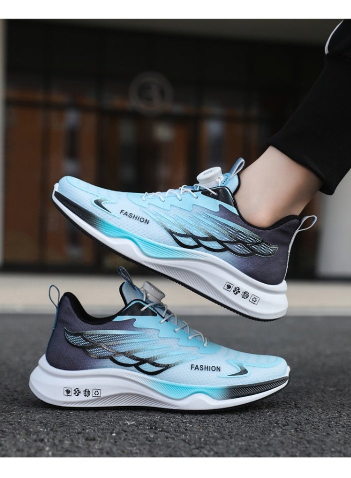 NIBEMINENT Men's Running Shoes Fashion Sport Shoes Marathon Racing Shock-absorbing Lightweight Sneaker Mesh Sneakers - Image 3