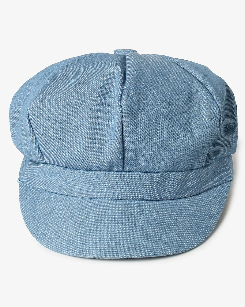 صوص هاوت Blue Corduroy Vintage Newsboy Cap