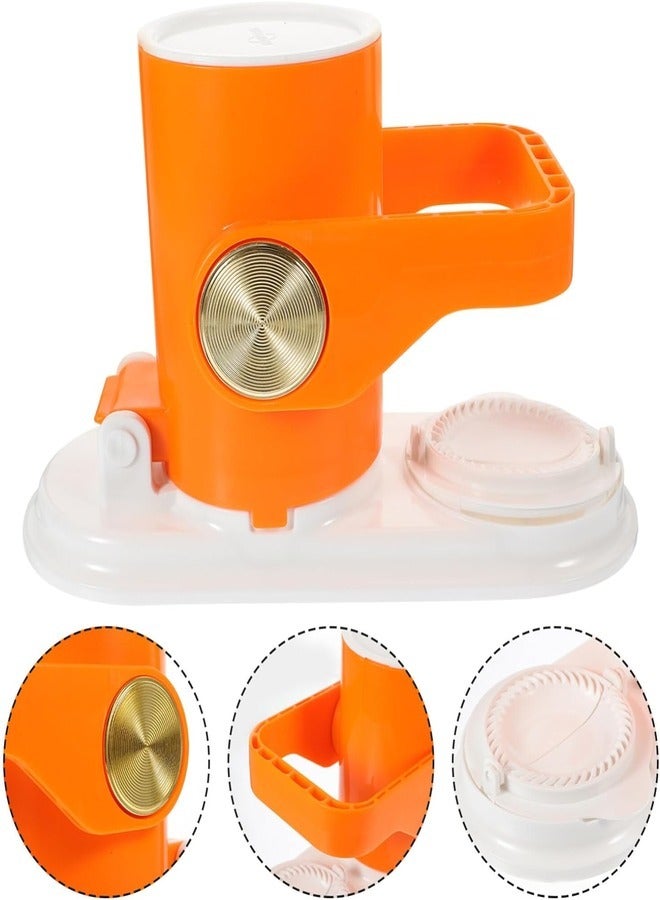 ZEESQUARE Dumpling maker household double head automatic dumpling maker with press mold making tool wrap two at a time make quick and easy dumpling for Home, Restaurant - Image 1