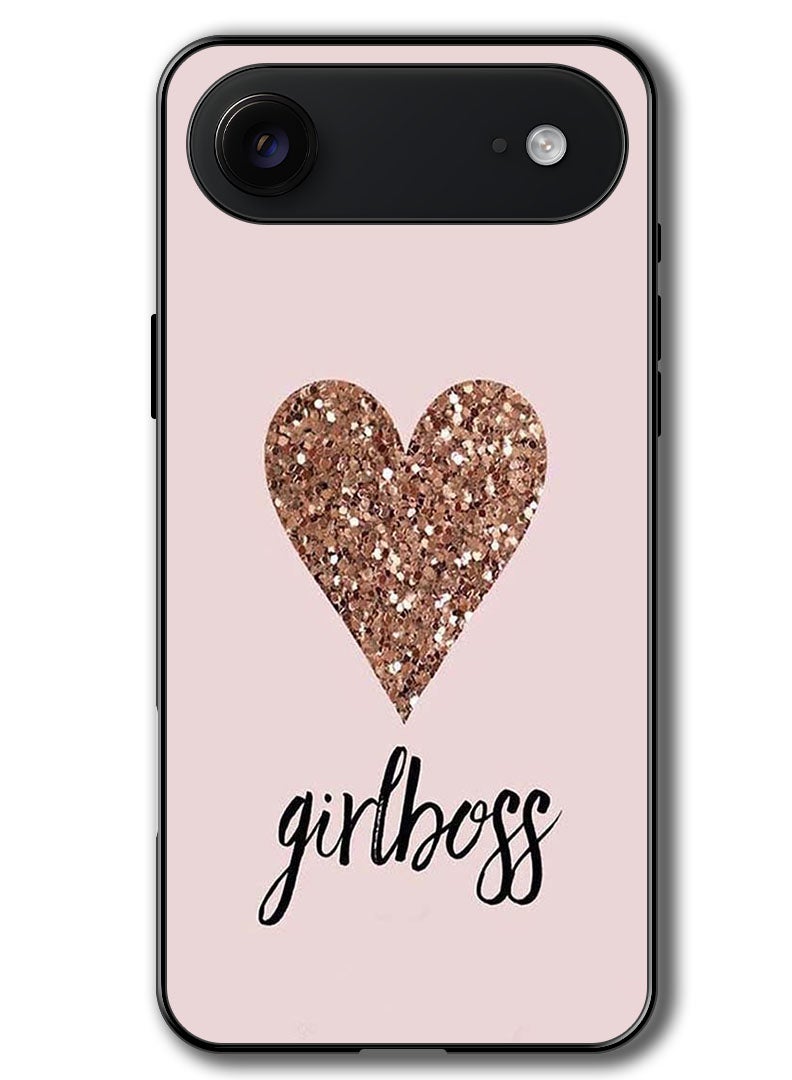 Theodor Case Compatible with Apple iPhone 17 Air 6.5 Inch Protection Shockproof Bumper Cover Girls Boss & Heart - Image 1