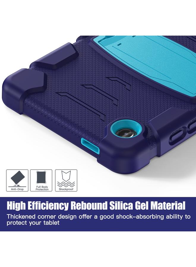 إيروريكس جراب لجهاز Samsung Galaxy Tab A9 مزود بإطار شاشة محمي بثلاث طبقات + جراب كمبيوتر لوحي مضاد للصدمات من السيليكون مع حامل - Image 3