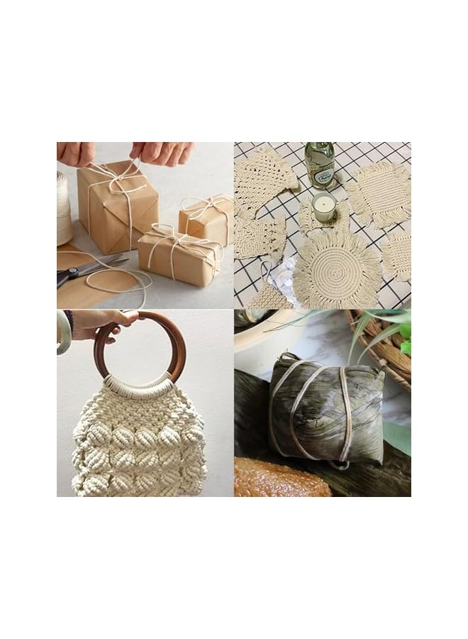 The Bros Cotton Twine String - 328 Ft 2MM for Crafts, Bakers Twine, Kitchen Cooking, Butcher Meat, Roasting, and Gift Wrapping - Versatile and Durable  - Image 4