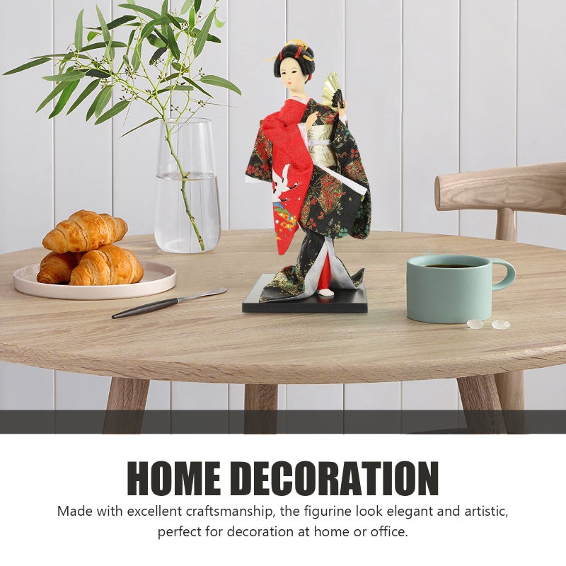 Japanese Home Decoration Kimono Japanese Humanoid Ornaments for Garden Bonsai Home Decoration ( ) - Image 4