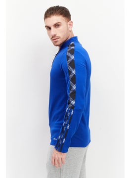 Adidas Men Sportswear Fit Long Sleeve Outdoor Sweatshirts, Blue  - Image 4