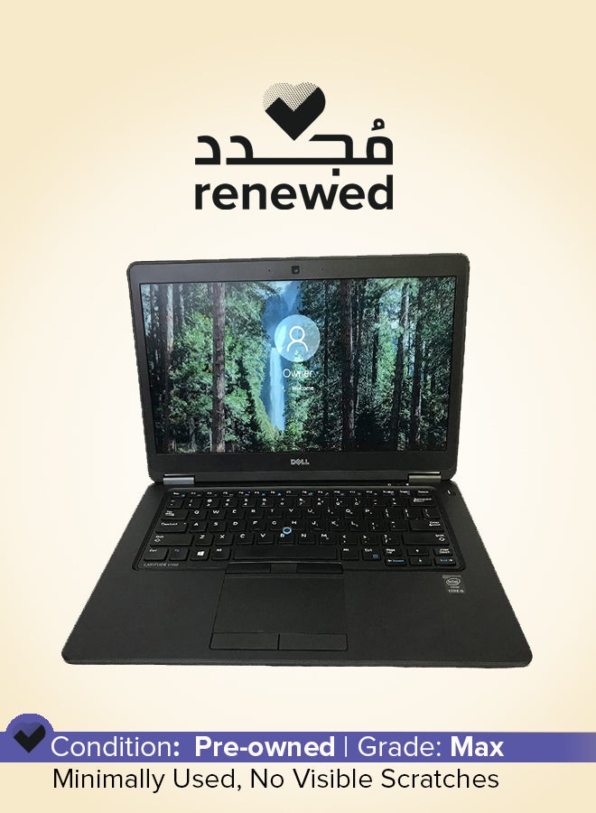 DELL Renewed - Latitude E7450 Laptop With 14-Inch Display,Intel Core i5 Processor/5th Gen/8GB RAM/256GB SSD/Intel HD Graphics 5500 Black - Image 1