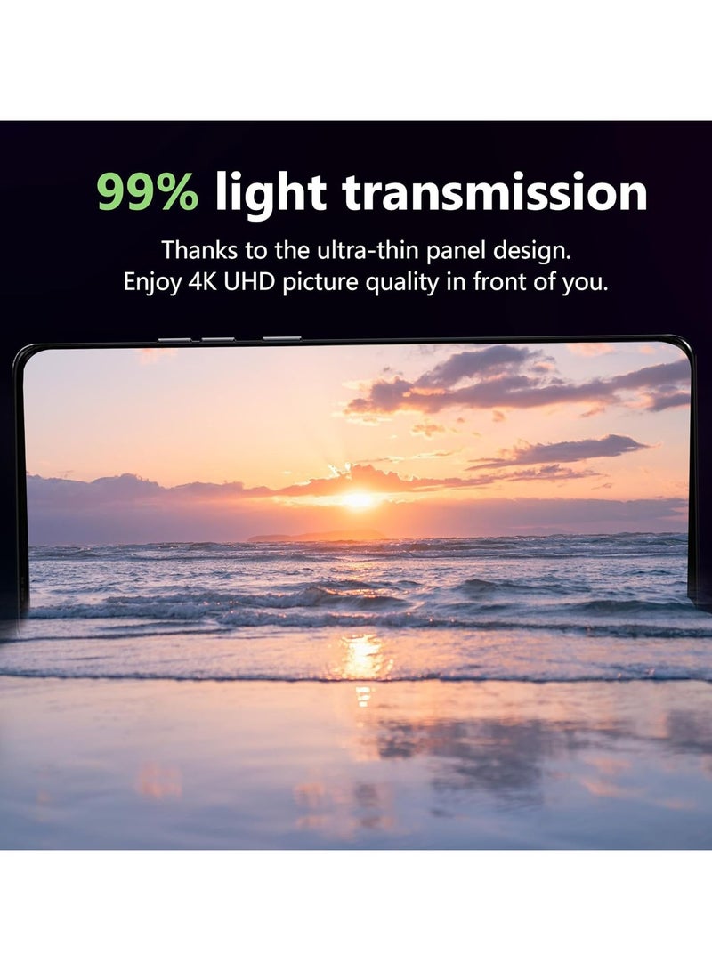 حماية شاشة زجاجية مقساة 2 عبوة، عالية الوضوح [خالية من الفقاعات] فيلم حماية زجاجي مقسّى لجهاز ITEL S25 Ultra - Image 5