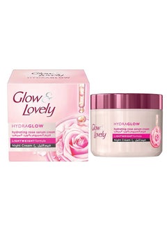Glow & Lovely Night Cream Hydra Glow Hydrating Rose Serum 50g 