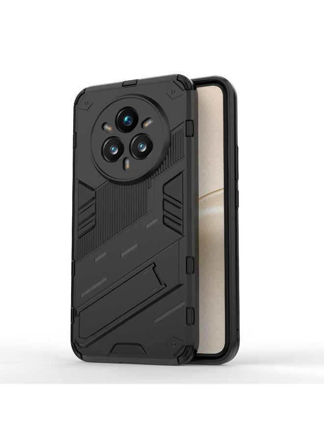The Bros Case For Realme 14 Pro+ 5G Punk Armor 2 in 1 PC + TPU Phone Case with Holder