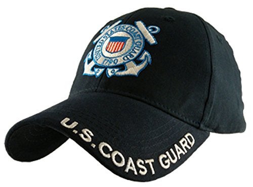 Eagle Crest U.S. Coast Guard Logo with Text Cap,Navy Blue,One Size Fits Most - Image 4