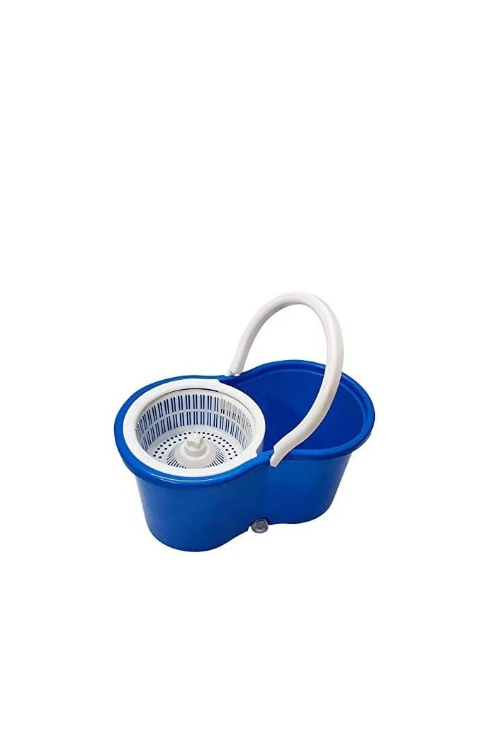 BAIG 360° Spin Mop Bucket Sets with Wring System in Microfiber Heads, Stainless Steel Basket 61" Extended Handle Floor Cleaning - Image 2