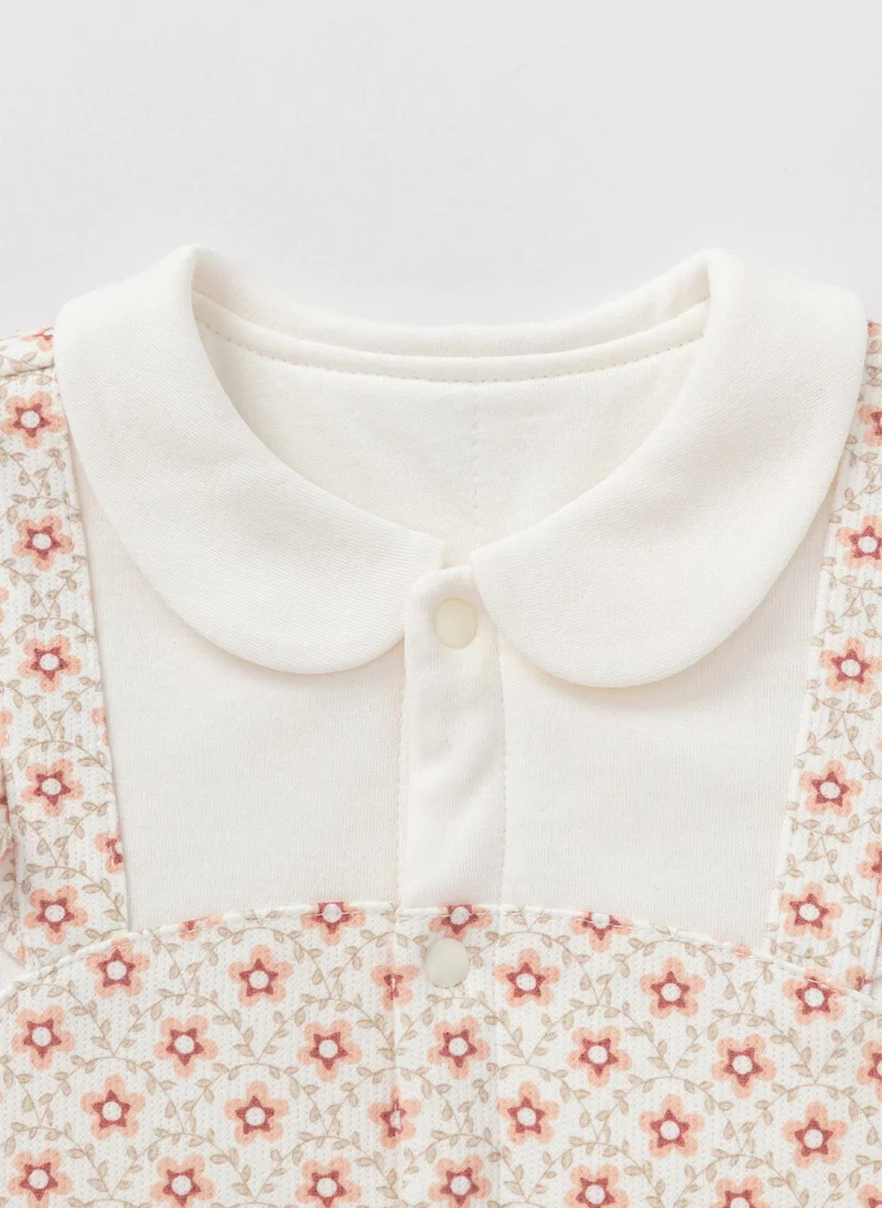 Balabala Baby Unisex Baby straight open jumpsuit