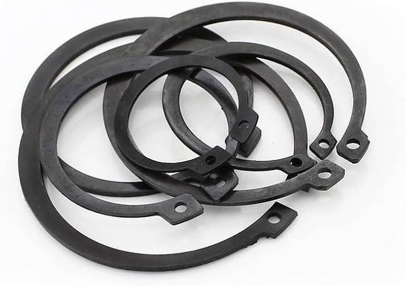 Black 65 Manganese Steel Internal Circlips C-type Elastic Open Circlip C Type Internal Circlip Retaining Rings(10pcs,M30) - Image 5