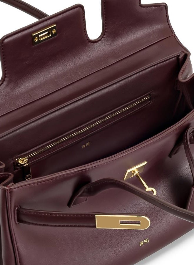 JW PEI Women's Yara Shoulder Bag - Deep Burgundy - Image 4