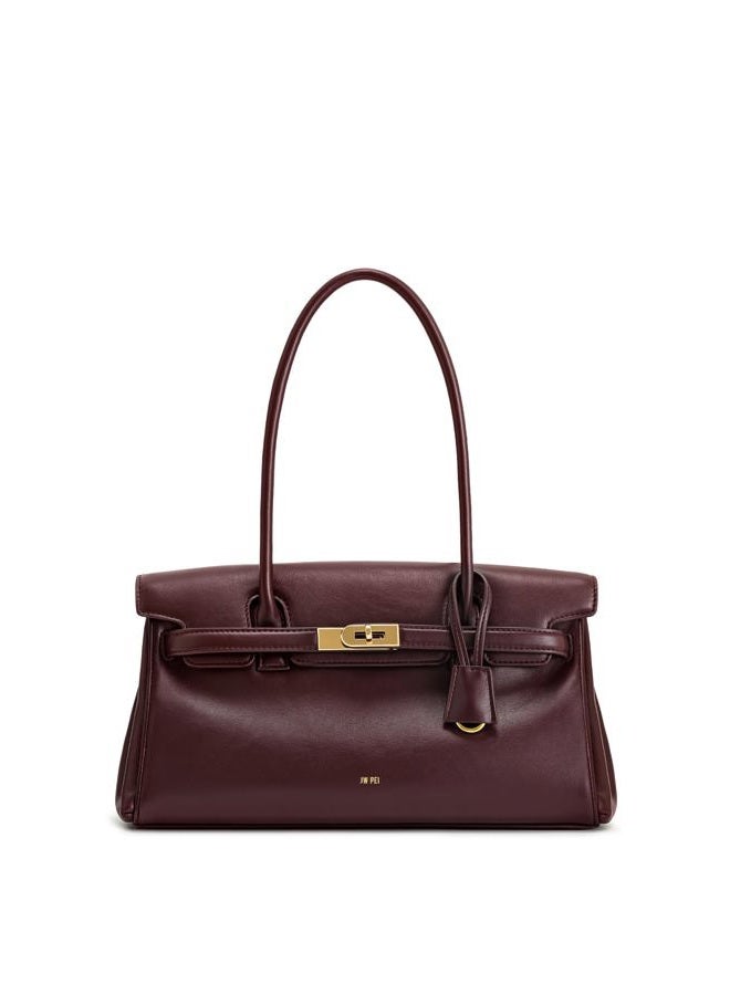 JW PEI Women's Yara Shoulder Bag - Deep Burgundy - Image 1