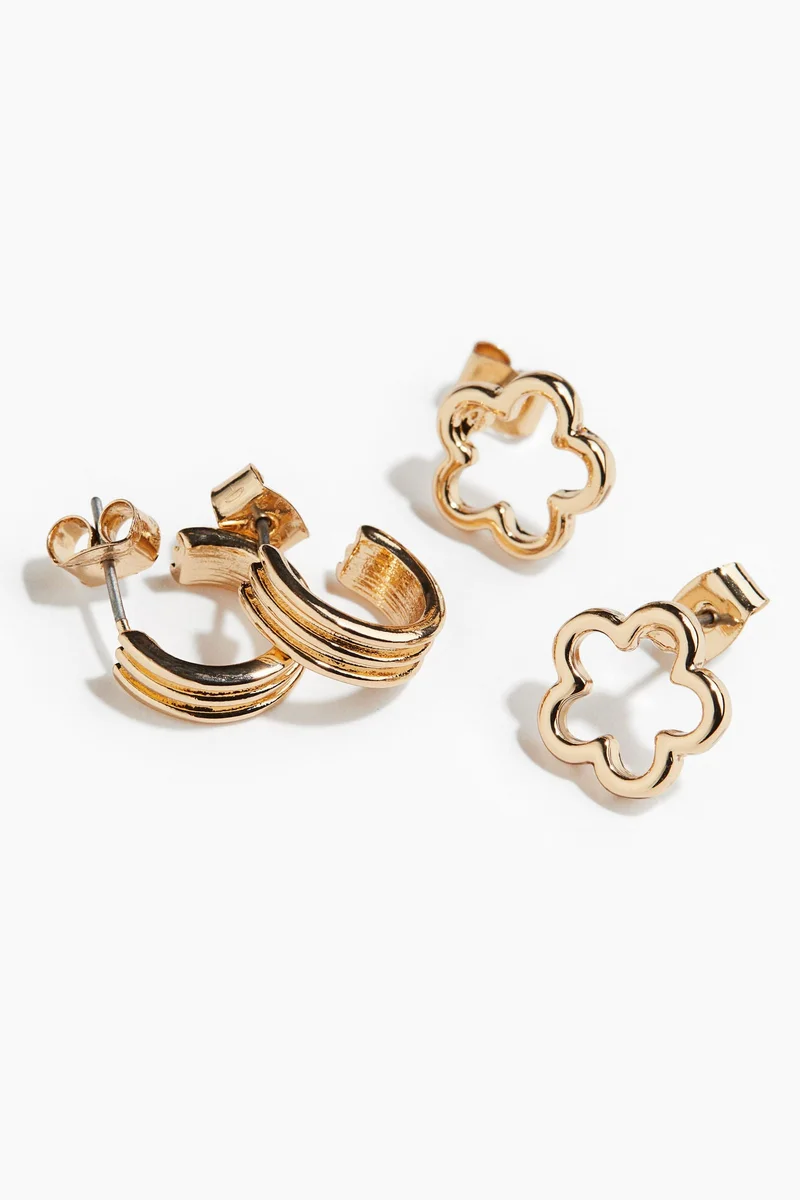 H&M 2 pairs earrings